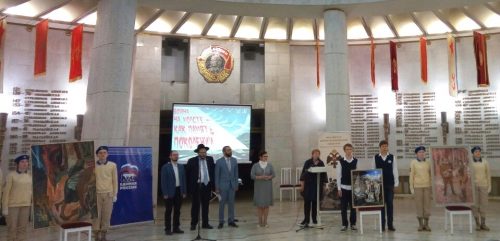 Студенты и преподаватели ВГСПУ приняли участие в проекте «Война на холсте — как память поколений»